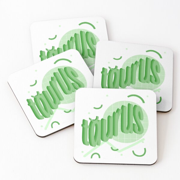 Item preview, Green Taurus Retro 80s Design designed and sold by Isabella Wirth.