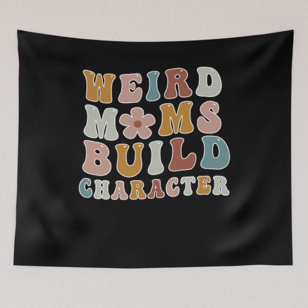 Item preview, Groovy Distressed Weird Moms Build Character Retro Gradient Aesthetic Flower designed and sold by Run to Creations.