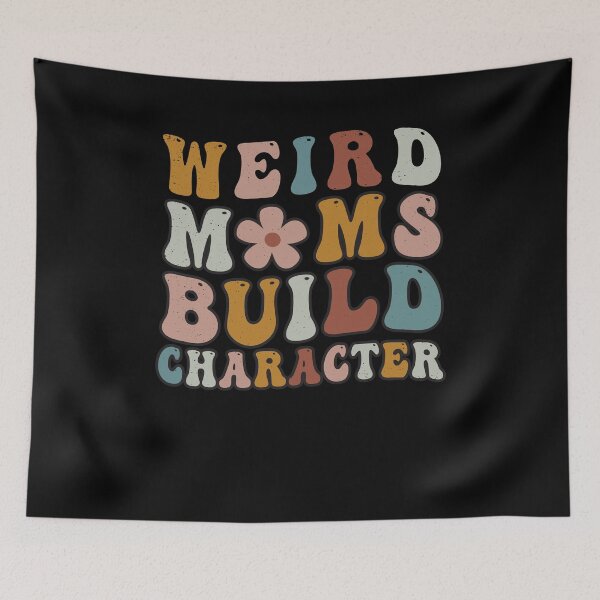 Item preview, Groovy Distressed Weird Moms Build Character Retro Gradient Aesthetic Flower designed and sold by Run to Creations.