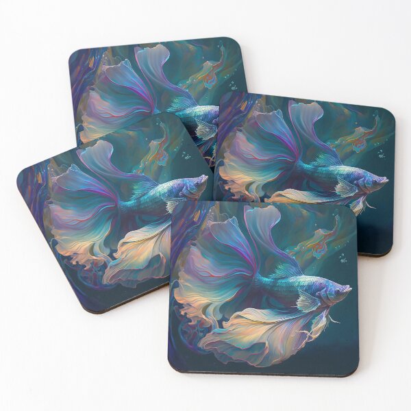 Item preview, Digital Betta Fish Psychedelic 2 designed and sold by shopfindingbeni.