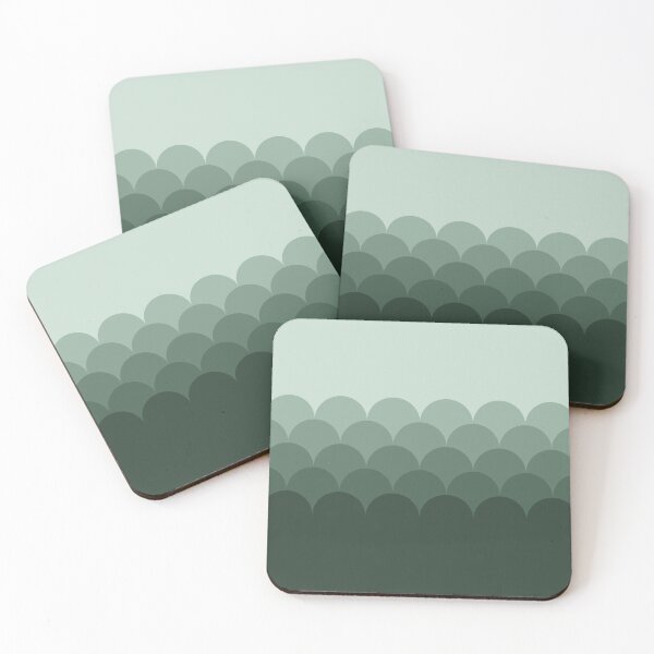 Item preview, Green ocean waves designed and sold by BattaAnastasia.