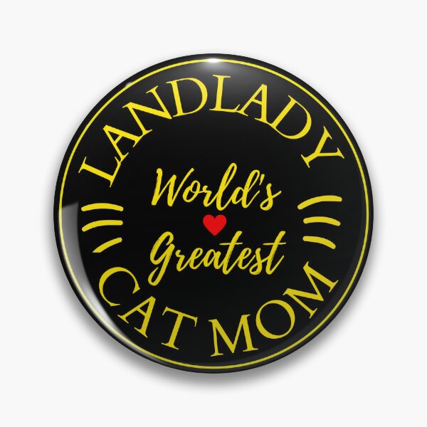 Item preview, Worlds Greatest Landlady And Cat Mom designed and sold by McThingummy.