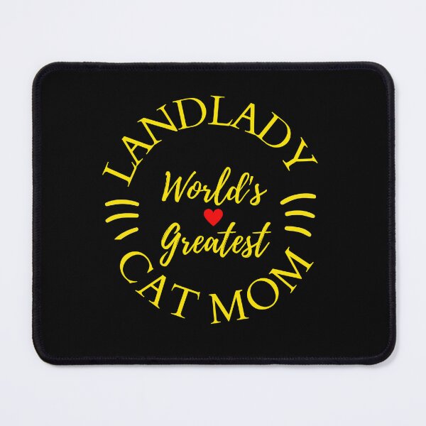 Item preview, Worlds Greatest Landlady And Cat Mom designed and sold by McThingummy.