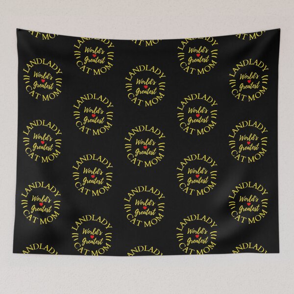 Item preview, Worlds Greatest Landlady And Cat Mom designed and sold by McThingummy.