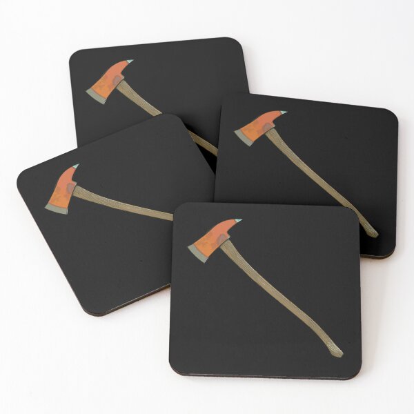 Item preview, Fireman Axe - Firefighter tool - vintage style colors version designed and sold by PeterADesign.