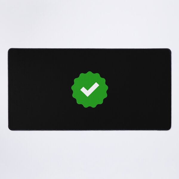 Item preview, green checkmark - verified check mark - green ribbon verified mark meme designed and sold by MillennialMemer.