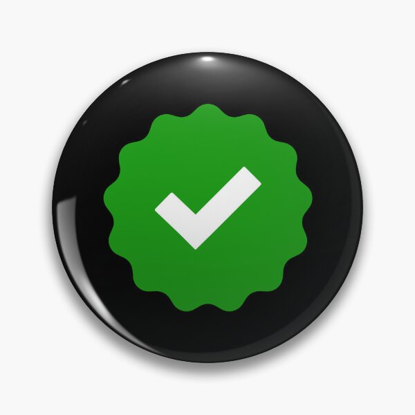 Item preview, green checkmark - verified check mark - green ribbon verified mark meme designed and sold by MillennialMemer.