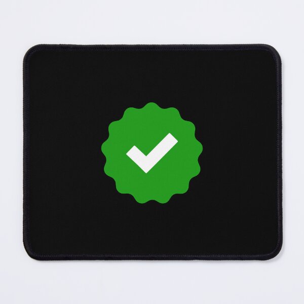 Item preview, green checkmark - verified check mark - green ribbon verified mark meme designed and sold by MillennialMemer.
