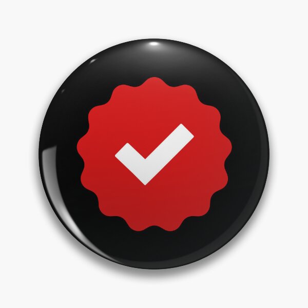 Item preview, red checkmark - verified check mark - red ribbon verified mark meme designed and sold by MillennialMemer.
