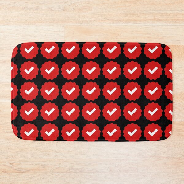 Item preview, red checkmark - verified check mark - red ribbon verified mark meme designed and sold by MillennialMemer.