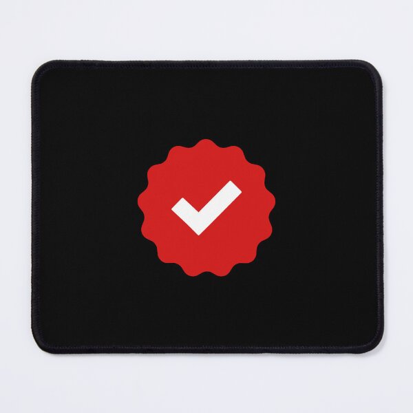 Item preview, red checkmark - verified check mark - red ribbon verified mark meme designed and sold by MillennialMemer.