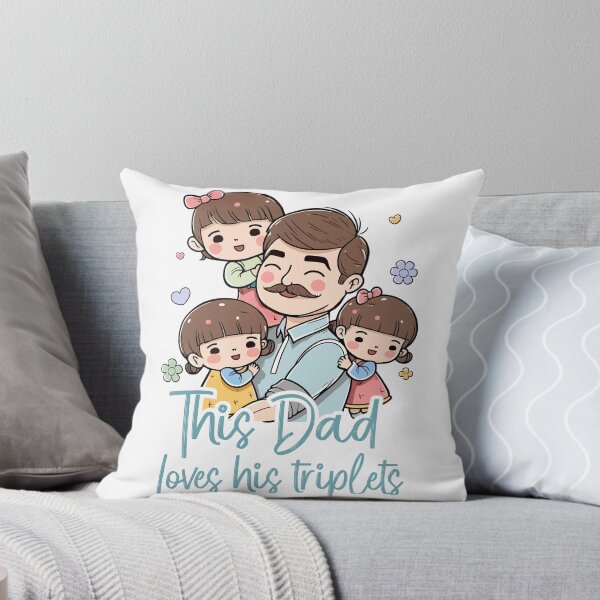 Item preview, This Dad Loves His Triplets designed and sold by Jakub Nawrocki.