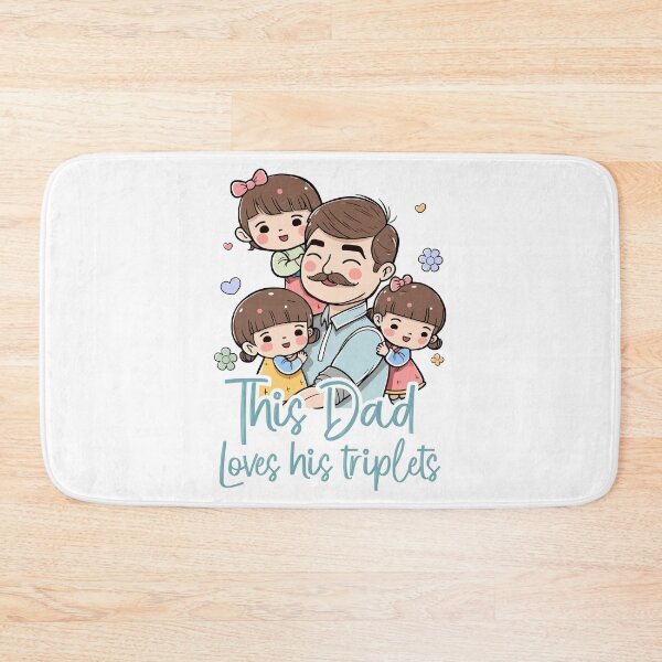 Item preview, This Dad Loves His Triplets designed and sold by Jakub Nawrocki.