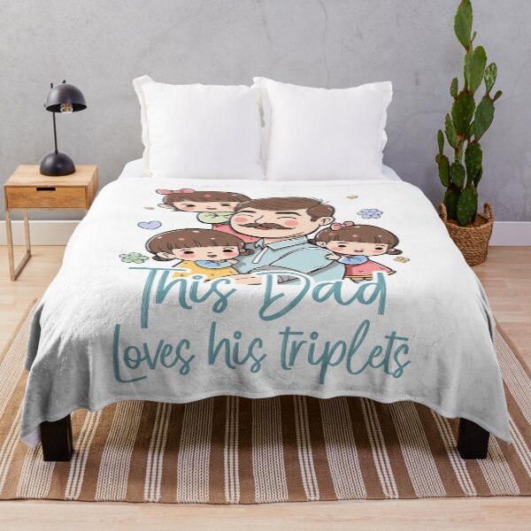 Item preview, This Dad Loves His Triplets designed and sold by Jakub Nawrocki.