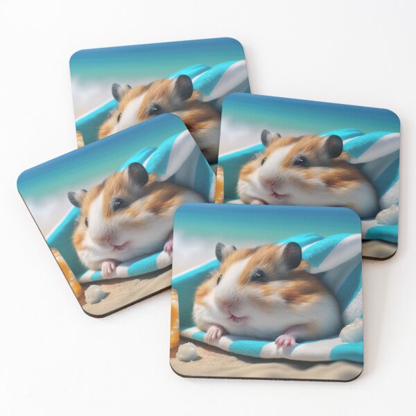 Item preview, Sun, Sand, and Sips: The Happy Hamster's Beach Adventure designed and sold by jrtwynam.