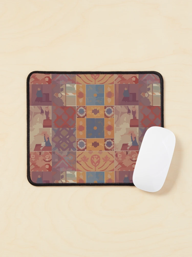 Thumbnail 1 of 5, Mouse Pad, Retro Tile Pattern Colorful designed and sold by RetroTile.