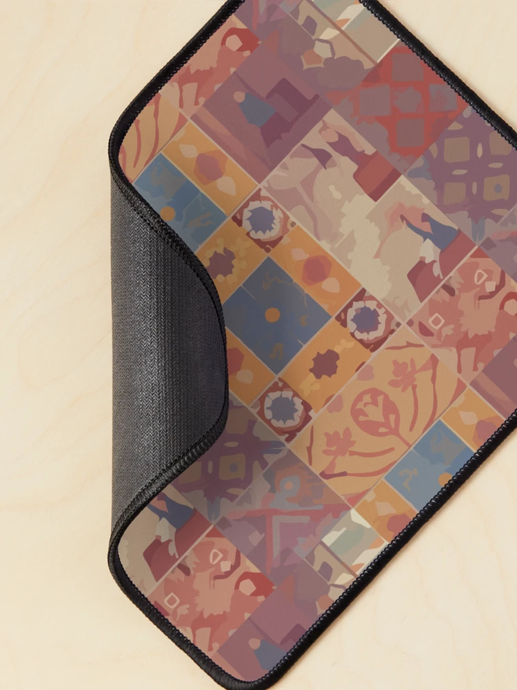 Thumbnail 2 of 5, Mouse Pad, Retro Tile Pattern Colorful designed and sold by RetroTile.