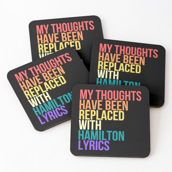 Item preview, Mes pensées ont été remplacées par Hamilton Lyrics - King George Hamilton - Hamilton Quotes - Broadw designed and sold by barrazaalishia.