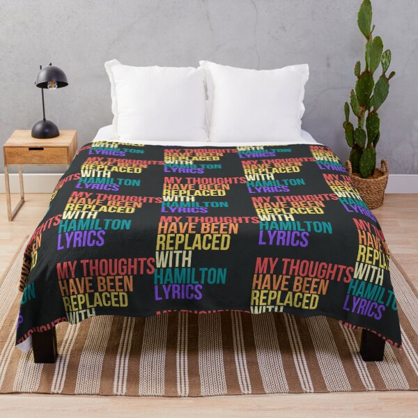 Item preview, Mes pensées ont été remplacées par Hamilton Lyrics - King George Hamilton - Hamilton Quotes - Broadw designed and sold by barrazaalishia.