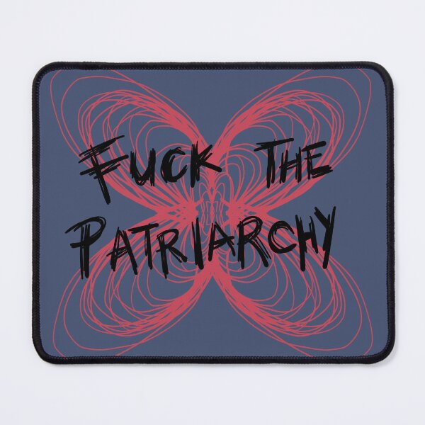 Item preview, F*CK THE PATRIARCHY - Type 1 (Dark Blue Background) designed and sold by daydreamph.