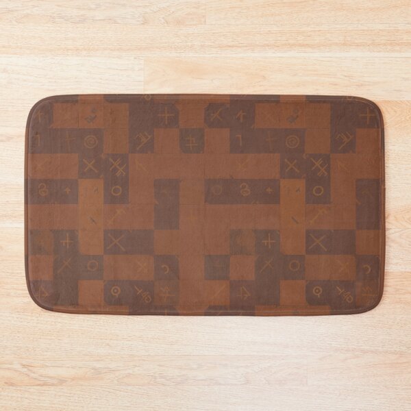 Item preview, Retro Tile Pattern Dark Brown Shades designed and sold by RetroTile.