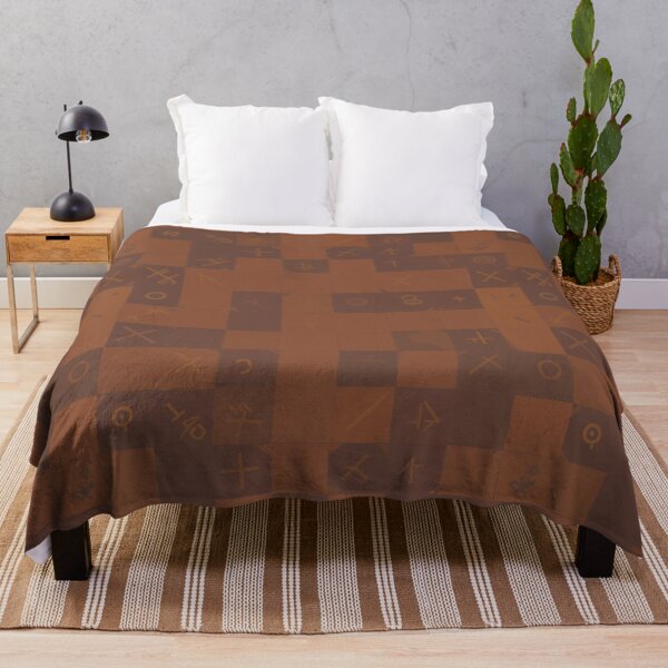 Item preview, Retro Tile Pattern Dark Brown Shades designed and sold by RetroTile.