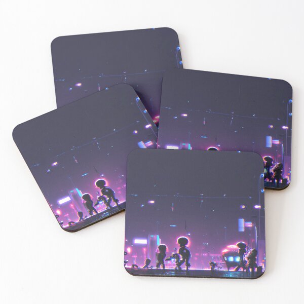 Item preview, Aliens In The Cyberpunk Universe designed and sold by KalipsoArt.