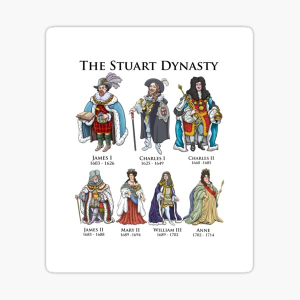 The Stuart Dynasty Sticker