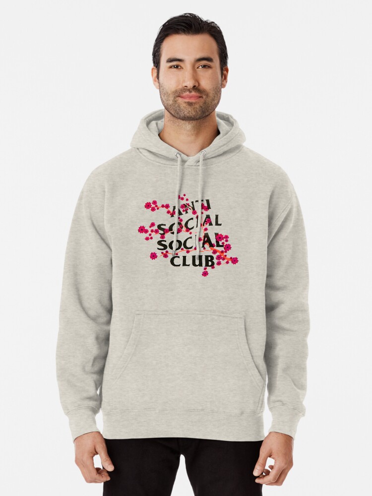 Anti social social club blossom clearance hoodie