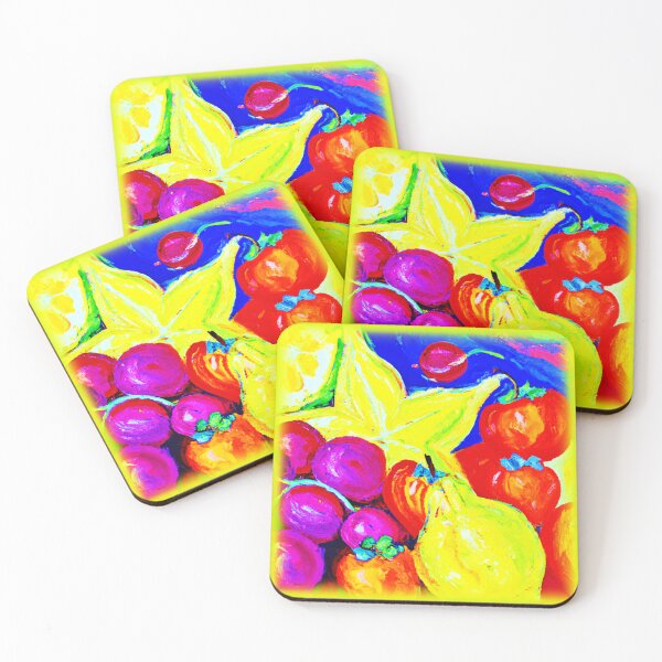 Item preview, Vibrant Fruits and Stars. Buy Now designed and sold by Health And Fitness Posts e-Store.