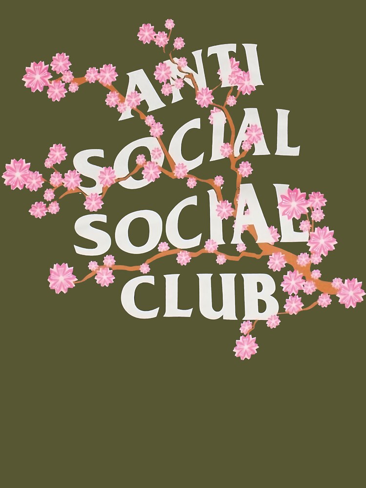 Anti social social club cherry outlet blossom