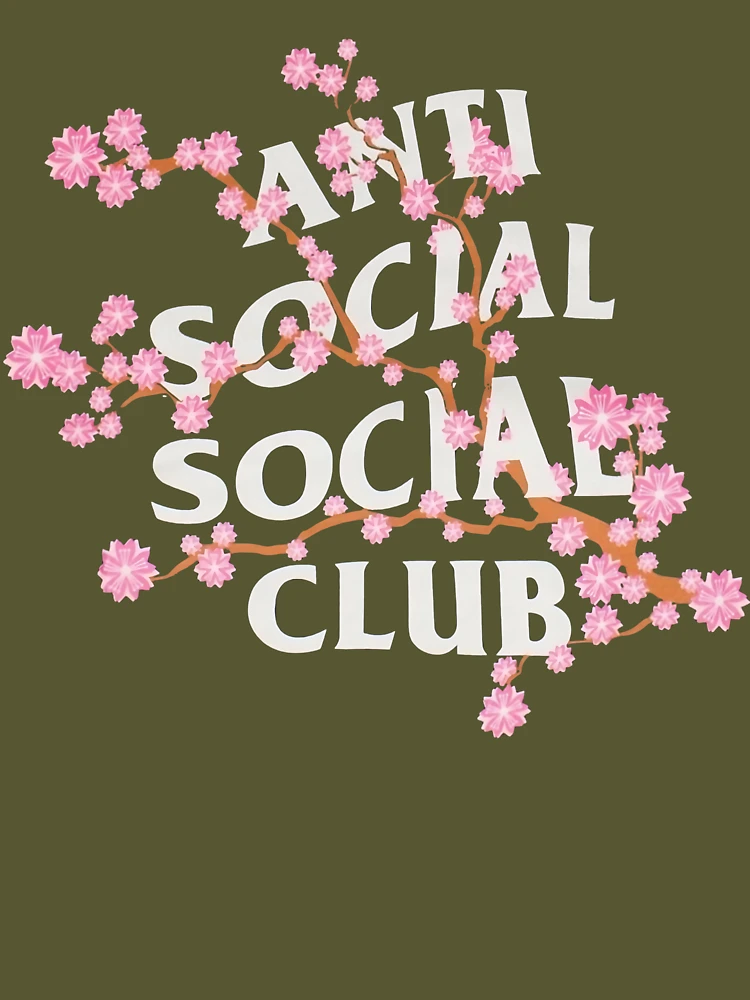 Anti Social Social Club - Sakura cherry blossom edition black