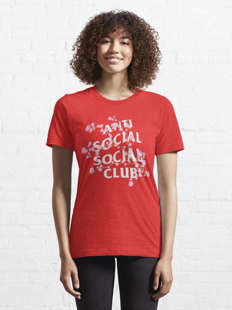 Anti Social Social Club - Sakura cherry blossom edition black