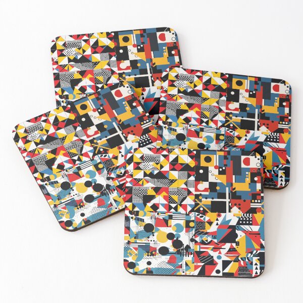 Item preview, Geometric squares and circles tile  designed and sold by Richard-Y.
