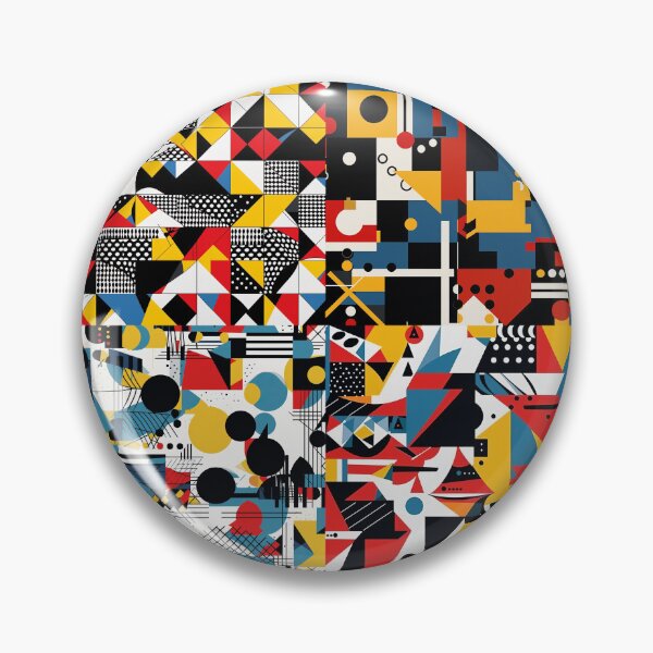 Item preview, Geometric squares and circles tile  designed and sold by Richard-Y.