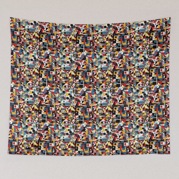 Item preview, Geometric squares and circles tile  designed and sold by Richard-Y.