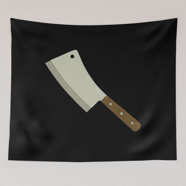 Item preview, Cleaver - horror tool - vintage style colors version designed and sold by PeterADesign.