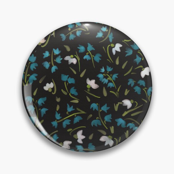 Item preview, Snowdrops and bluebells, floral abstract watercolour pattern designed and sold by RoseMaryWP.