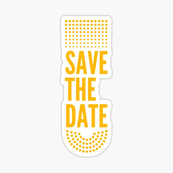 Sticker Save the Date