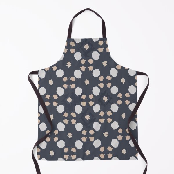 Item preview, Retro Tile Pattern Dark Silver with White and Beige Dots designed and sold by RetroTile.