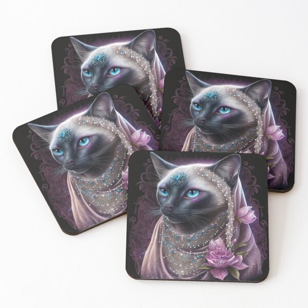 Item preview, Illuminating Siamese Cat designed and sold by Nocturne  Paws.