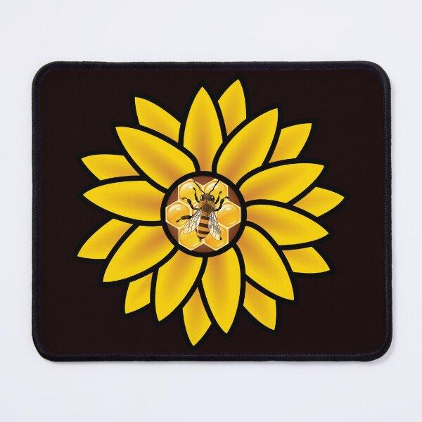 Item preview, bee on sunflower designed and sold by Teevet.