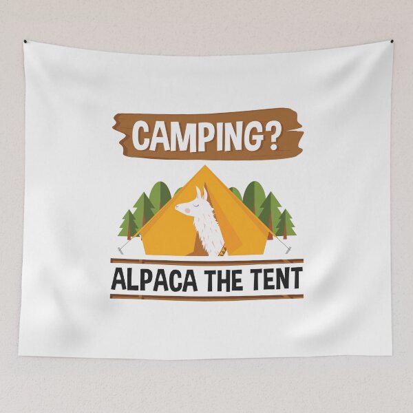 Item preview, Camping Alpaca the Tent designed and sold by jaygo.
