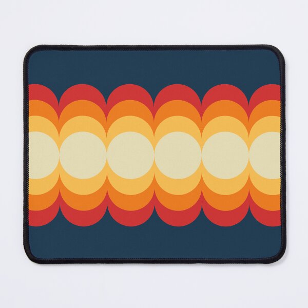 Item preview, Waves design in beige, yellow, orange, red and dark blue designed and sold by BattaAnastasia.