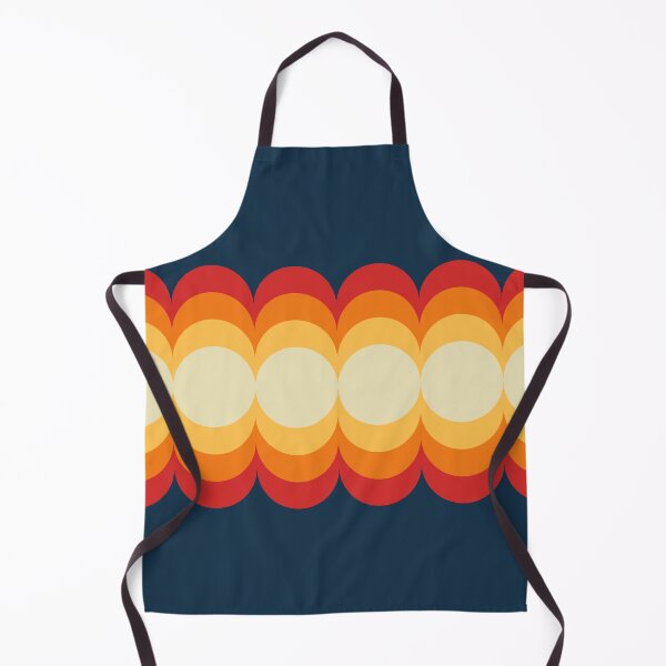 Item preview, Waves design in beige, yellow, orange, red and dark blue designed and sold by BattaAnastasia.