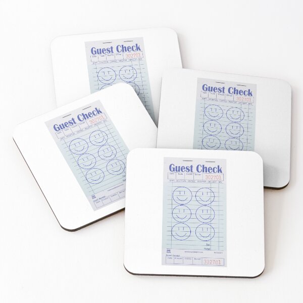 Item preview, Guest Check - All Smiles designed and sold by peachesandfizz.