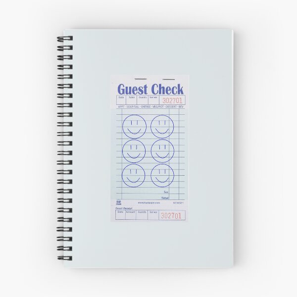 Item preview, Guest Check - All Smiles designed and sold by peachesandfizz.