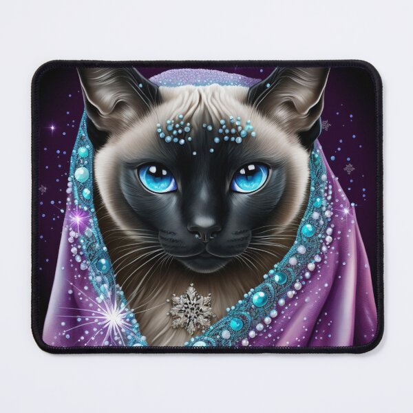 Item preview, Dazzling Siamese Cat designed and sold by Nocturne  Paws.