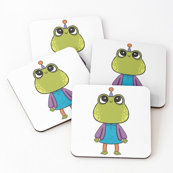 Item preview, Party Frog Cardigan designed and sold by Wubsys.