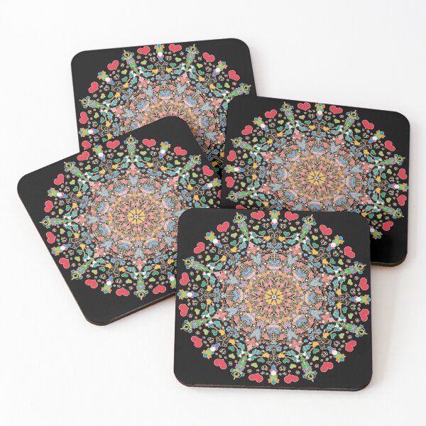 Item preview, Digital Mandala/ Love / Colorful/ 14 different Colors/ Pattern designed and sold by BrigitaArtShop.